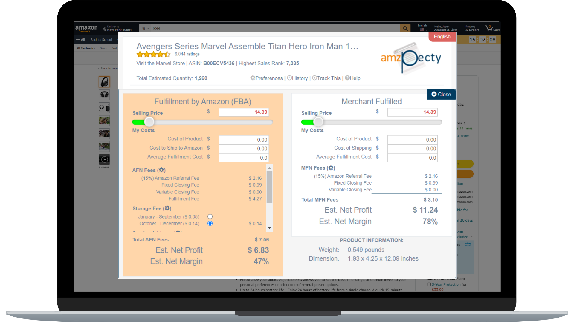 Amazon Profit Calculator